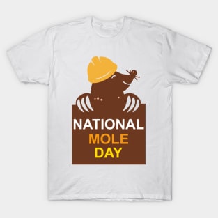 national mole day T-Shirt